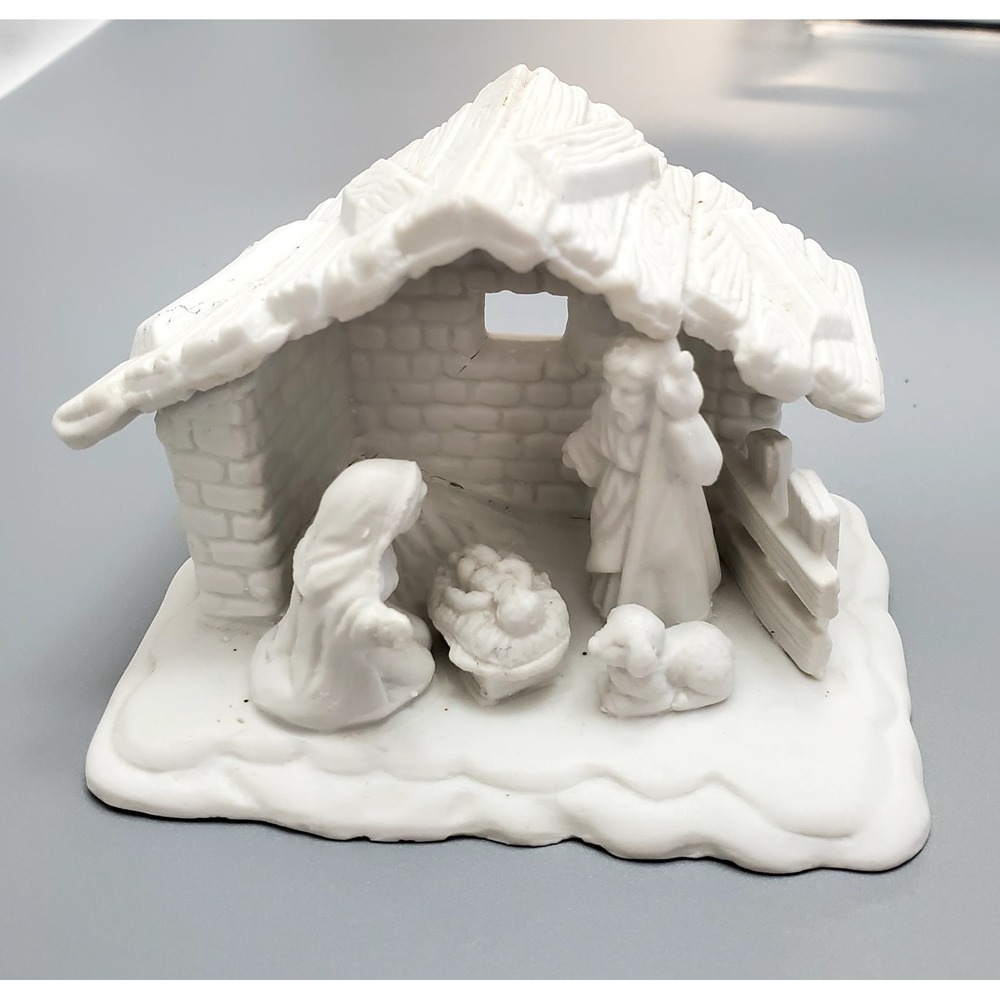 Adorable Mini Ceramic Nativity Set